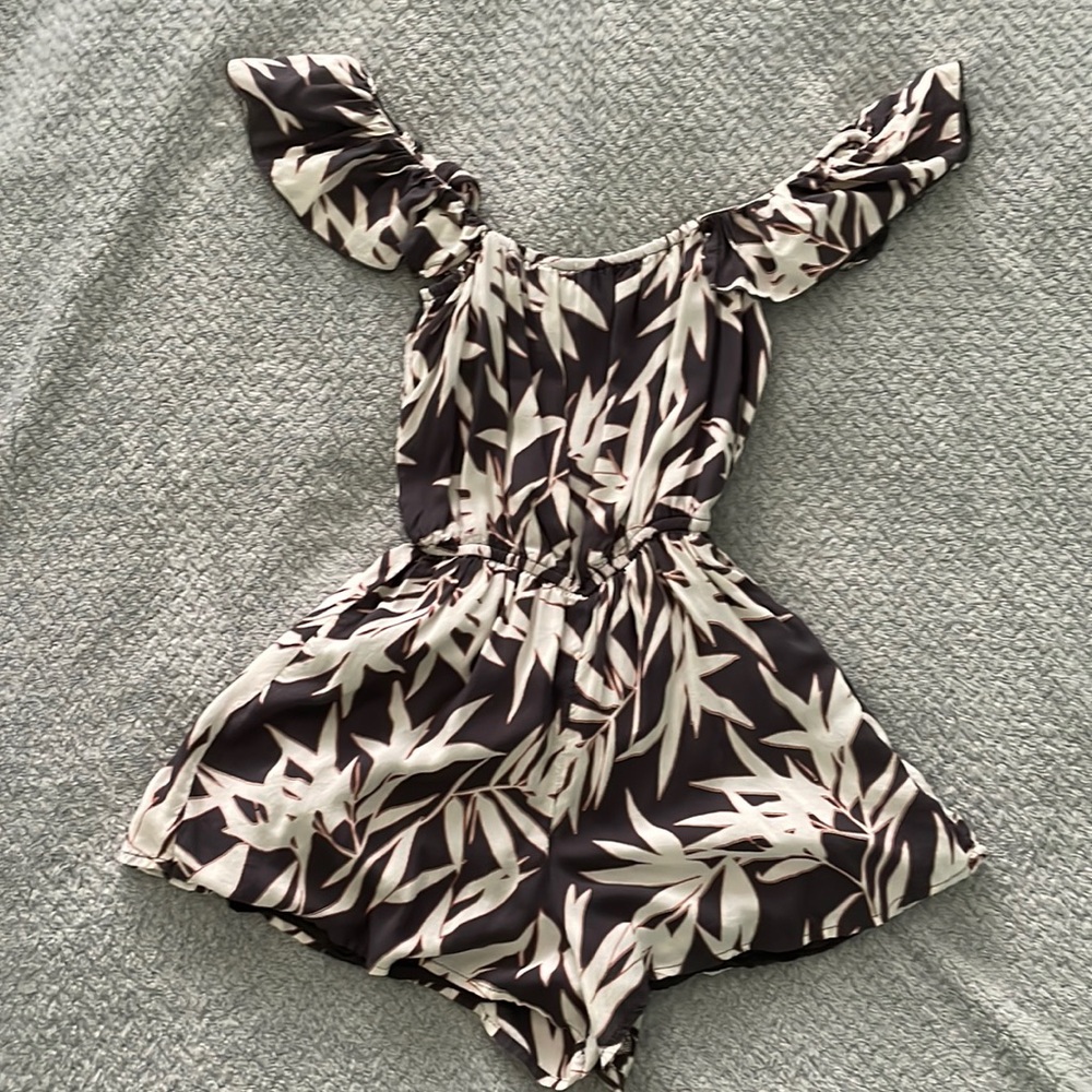Girls tropical romper